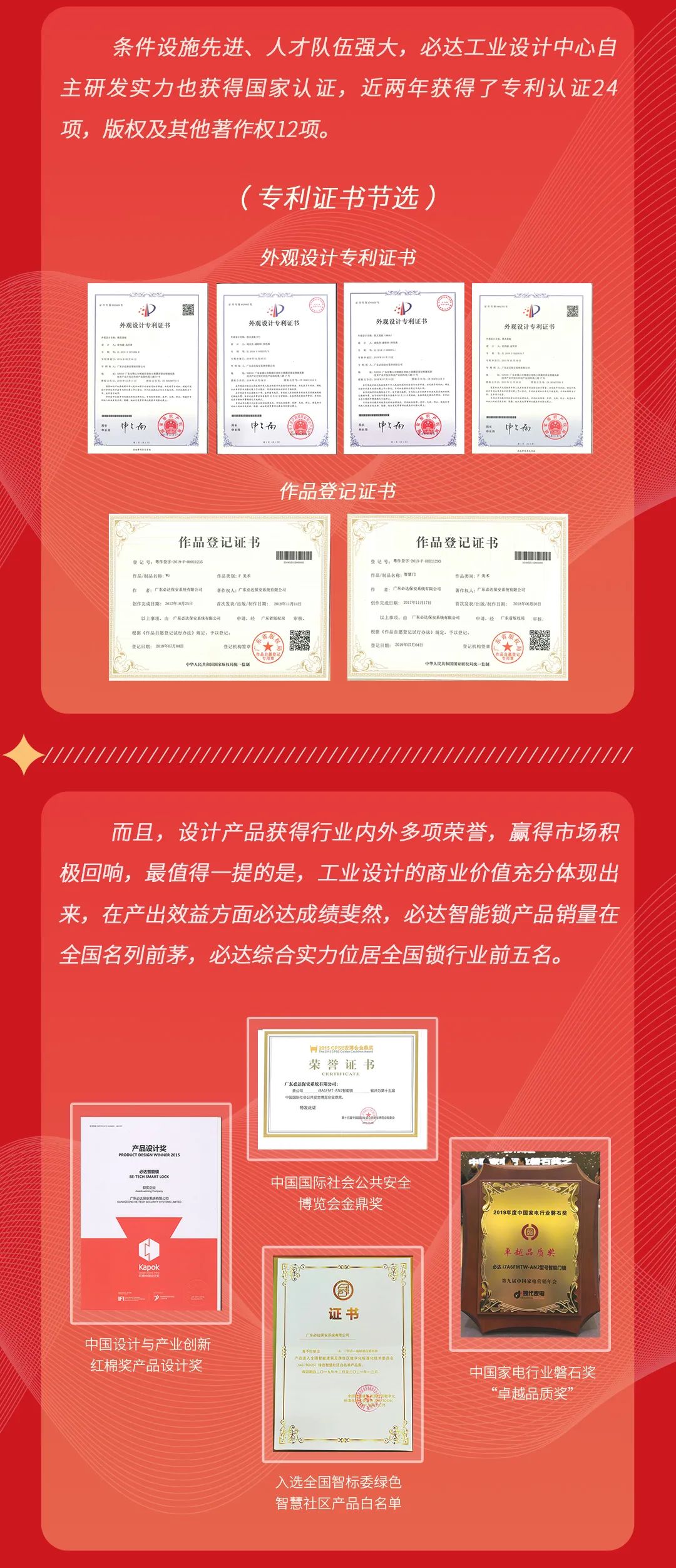必達(dá)工業(yè)設(shè)計中心自主研發(fā)實力也獲得國家認(rèn)證